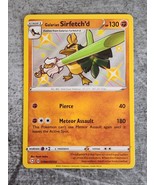Galarian Sirfetch&#39;d SV064/SV122 Shiny Holo Rare Pokémon Card Shining - $2.73