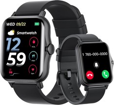 Smart Watch for Men Women Compatible with iPhone Samsung Android Phone 1.85&quot; UU - £36.16 GBP