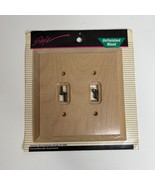 Style Bare Unfinished Wood 2-Gang Double Toggle Light Switch Wall Plate ... - $16.79 CAD