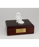 Persian White Cat Figurine Pet Cremation Urn Available 3 Diff. Colors &amp; ... - $169.99+