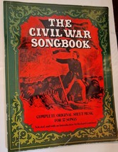 The Civil War Songbook Complete Original Sheet Music for 37 Songs Richard Crawfo - £4.68 GBP