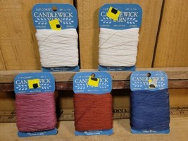 5 NEW J&amp;P Coats Candlewick Yarn 4 Strand 100% Cotton 50 yards 284A  256 ... - £15.48 GBP