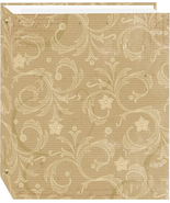 Magnetic Self-Stick 3-Ring Photo Album 100 Pages (50 Sheets), Jasmine De... - $20.19