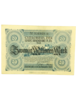 1923 GERMANY BANKNOTE 20 Million Mark Paper Note German Money Frankfurt ... - $12.95