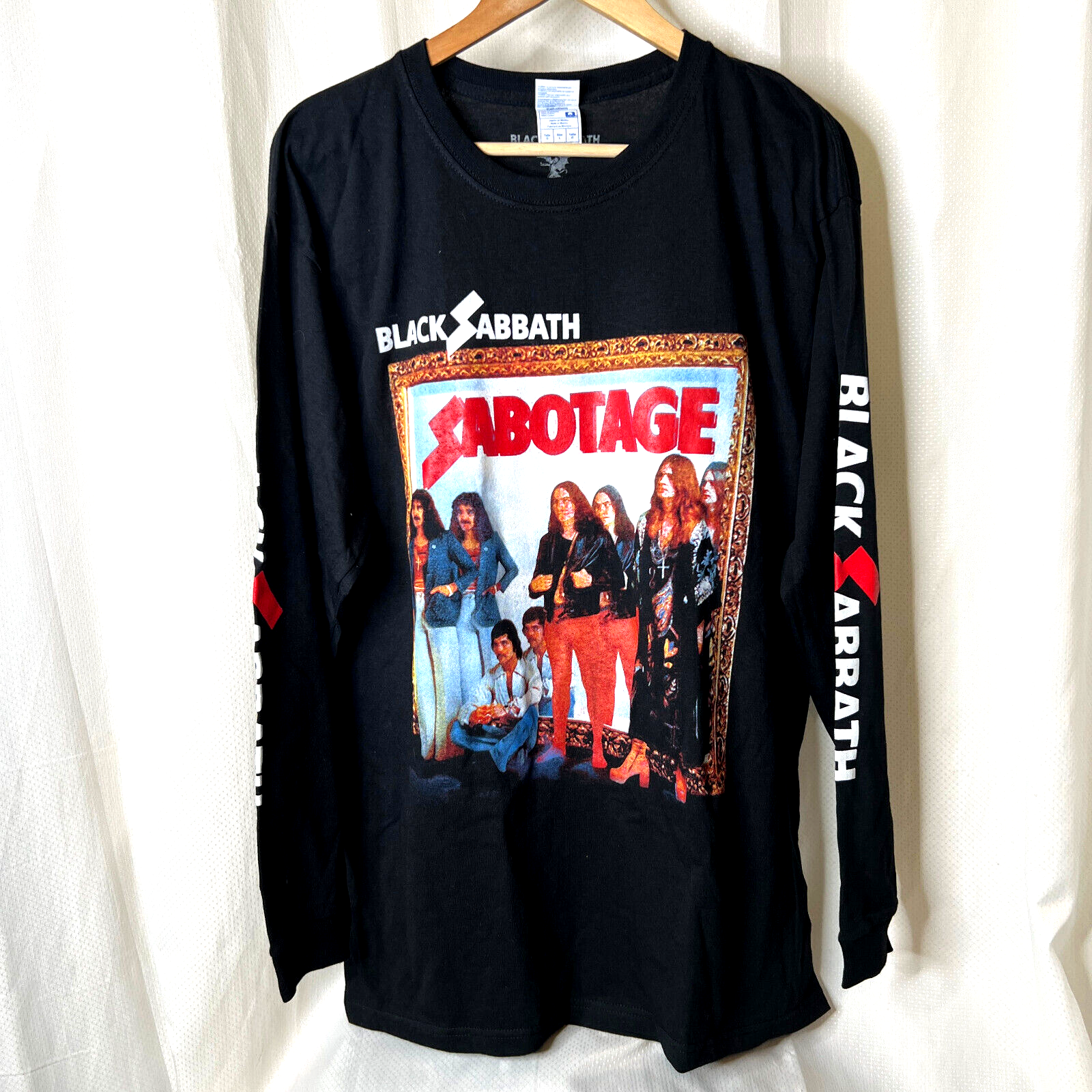 New Black Sabbath Sabotage Long Sleeve Shirt - £23.58 GBP