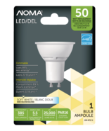 NOMA LED GU10 PAR16 50W Equivalent Dimmable Energy Star, Soft White, 1-PK - £4.60 GBP