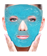 Cold Face Eye Mask Ice Pack Reduce Facial Puff, Dark Circles, Gel Beads ... - $14.54