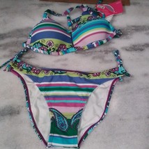 Cia Maritima Medium Bright Bikini, Brand New Swimwear, Beachwear, Swim Suit - £11.63 GBP