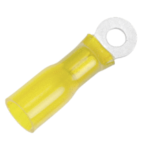 Pacer 12-10 AWG Heat Shrink Ring Terminal - #10 Stud Size - 100 Pack - £54.22 GBP