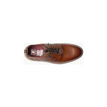 Stacy Adams Sync Plain Toe Elastic Lace Up Sneaker Leather Cognac 25662-221 image 5