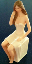 Annie Rowe Reflections LP1545 Girl Woman Figurine Leonardo Col&#39;n Nib Like Lladro - £56.12 GBP