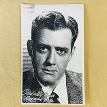 Exhibit Co. Arcade Actor Card 1950&#39;s Raymond Burr Godzilla Perry Mason - £5.41 GBP