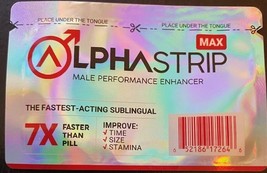 ALPHASTRIP SUBLINGUAL MALE ENHANCEMENT 1 STRIP - $7.99