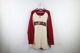 Vtg Mens XL Distressed University of South Carolina Raglan Long Sleeve T... - $29.65