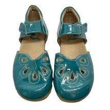 Livie &amp; Luca Teal Petals Leather Girls Sandals Sz 12 - £23.02 GBP