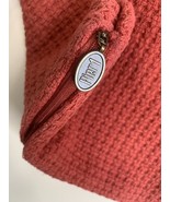 Pier 1 Imports Textured Pillow Cases Only Set Of Two Red Rust 100% Acryl... - $24.95
