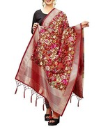 Banarsi Dupatta Chunni in-fashion Silk ethnic Printed Women embroidery P... - £29.45 GBP