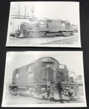 2 Diff Penn Central Railroad #2032 RS32 Alco Locomotive Train Photo Rochester NY - £11.77 GBP