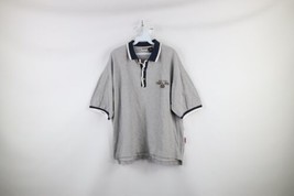 Vtg 90s Mens Large University of Notre Dame Spell Out Collared Golf Polo Shirt - £27.09 GBP