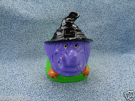 1998 McDonald&#39;s I Am Hungry Haunted Halloween Witch Candy Dispenser Purple - £1.43 GBP