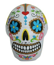 Halloween Inflatable Lighted Skull Indoor Outdoor Yard Decoration Party Prop LED - £47.44 GBP