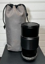 MC Soligor  Zoom Macro f/3.5 200mm lens Minolta MD mount w/soft case - $25.00