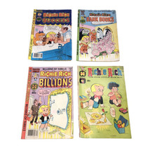 Richie Rich Harvey Comics Lot Of 4 Vintage No. #93, 34, 34, &amp; 108 - £11.64 GBP