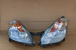08-09 Nissan Altima 3.5 Coupe Xenon Headlight Head Light Lamps Set L&R POLISHED