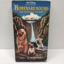 Vintage Disney Homeward Bound The Incredible Journey VHS Tape Family Animal Film - £11.73 GBP