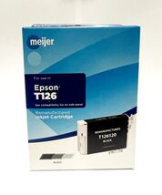 Meijer Remanufactured Ink Cartridges for Epson T126 - BLACK - $5.98