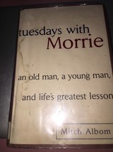 Tuesdays with Morrie Hardcover book by Mitch Albom album morry Library book - £11.96 GBP