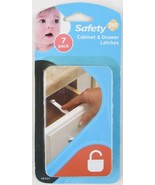 NEW Safety 1st Cabinet & Drawer Latches, 7 Pack, #48444 - $7.49