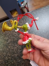 Dr. Seuss Department 56 Ornament Grinch Blowing Horn - £38.75 GBP