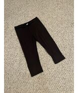 Justice Girls Black Capri Leggings Size 16 - $11.14