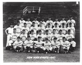 1947 NEW YORK GIANTS 8X10 TEAM PHOTO BASEBALL MLB PICTURE NY - £3.91 GBP