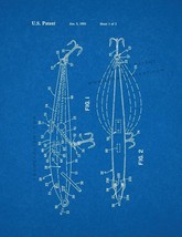 Electromagnetic Field Generating Fishing Lure Patent Print - Blueprint - $7.95+