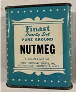 Vintage Finast Dainty Dot Nutmeg Tin - $20.78 CAD