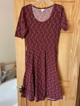 Lularoe Short Sleeve Dress Size Large - $146.58 MXN