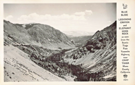 Camp Tioga Ca~Blue SLIDE-LEEVINING Canyon~Frashers 1940s Real Photo Postcard - £6.22 GBP