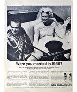 New England Life 1964 Vintage Print Ad Royal Wedding 1956 - $10.35
