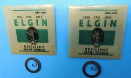 Genuine Elgin Resilient Watch Mainspring 5722 21/0s Watchmaker Parts 2 e... - £11.18 GBP