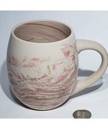 Secret Celebrity Pink White and Tan Marble Swirl Design 16 oz Mug RN 143627 - £10.18 GBP