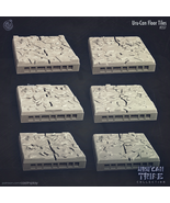 3D Printed Cast n Play Uru Can Floor Tiles Uru Can Tribe 28mm 32mm D&amp;D - $332.19 MXN+