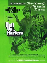 Hell Up in Harlem 1973 ORIGINAL Vintage 9x12 Industry Ad Fred Williamson - £23.26 GBP