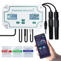Smart 3-In-1 Ph, EC &amp; Temperature Water Quality Monitor with App Control... - $175.27