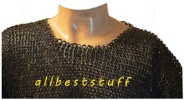 Flat Riveted with Flat Washer Chainmail Shirt Haubergeon Medium Size ABS - £121.95 GBP