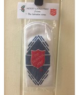 New Salvation Army Merry Christmas Collectible Shoe Socks Advertising Ad - £1.54 GBP