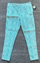 Eva Franco Turquoise and White pinwheel Striped Pants-Milo Pant - Size 6... - $74.99