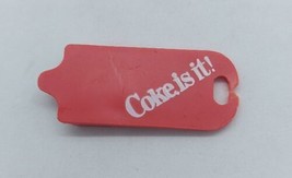 Coca Cola Vintage “Coke Is It” Plastic Promotional Bottle Opener - $9.89
