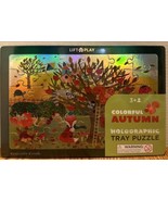 CROCODILE CREEK LIFT &amp; LEARN Colorful Autumn  Iridescent TRAY PUZZLE NEW - $8.00